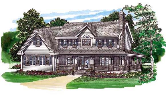 House Plan 55355 Elevation