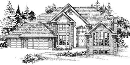 House Plan 55357 Elevation