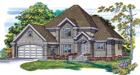 House Plan 55369 Elevation