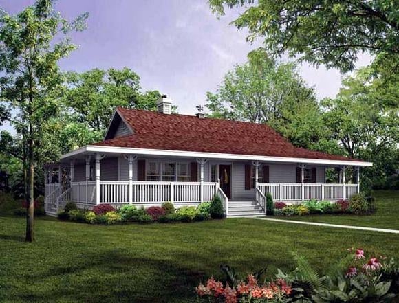 House Plan 55400 Elevation