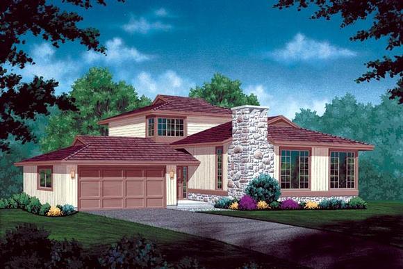 House Plan 55417 Elevation