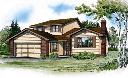 House Plan 55441 Elevation