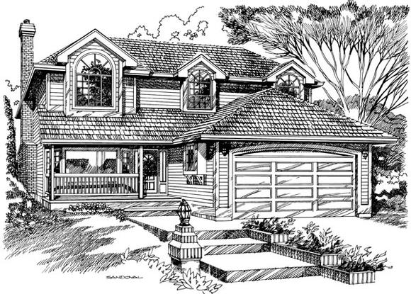 House Plan 55453 Elevation