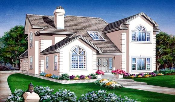 House Plan 55454 Elevation