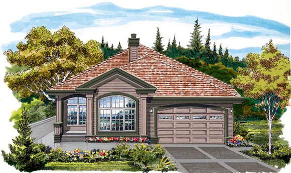 House Plan 55478 Elevation