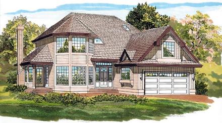 House Plan 55483 Elevation