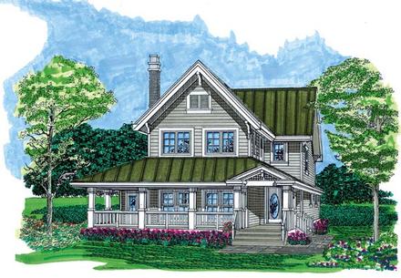 House Plan 55487 Elevation