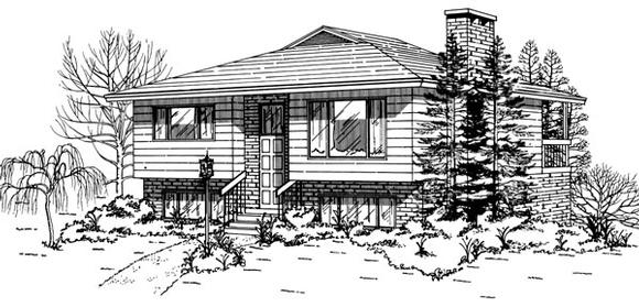 House Plan 55501 Elevation