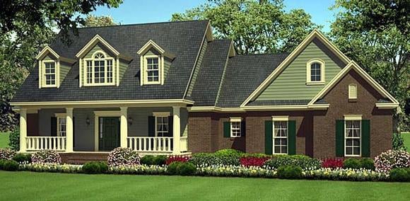 House Plan 55602 Elevation