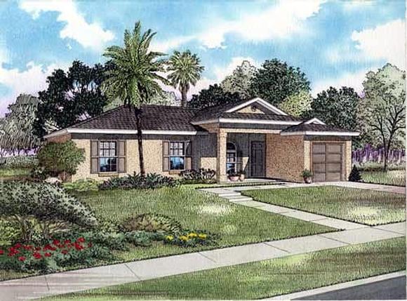 House Plan 55706 Elevation