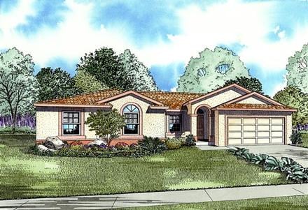 House Plan 55712 Elevation