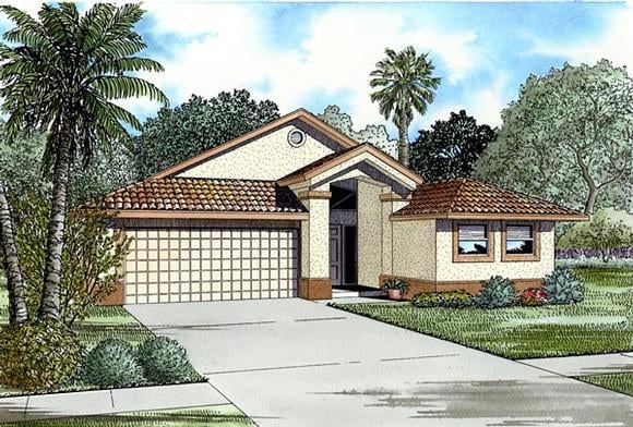 House Plan 55720 Elevation