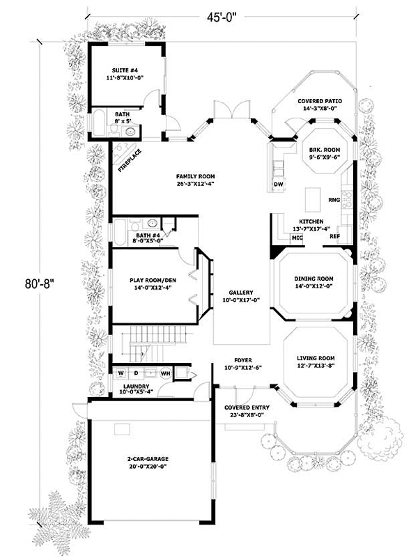 Contemporary Level One of Plan 55731