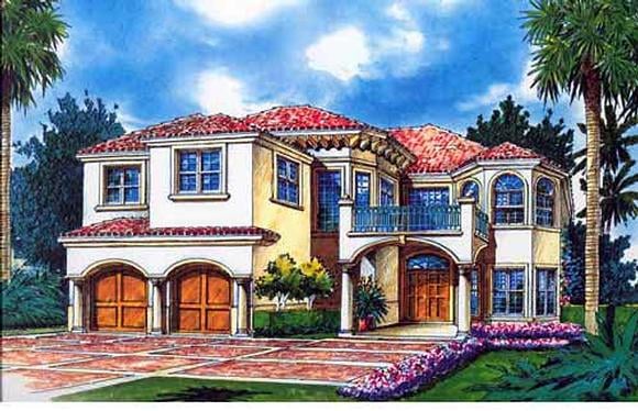 House Plan 55742 Elevation