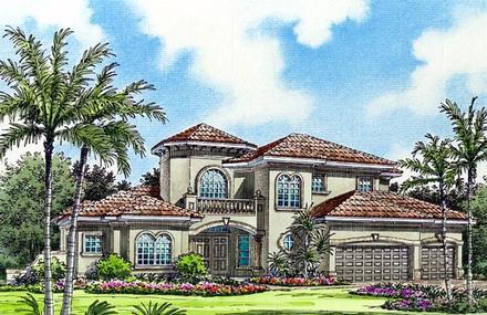 House Plan 55749 Elevation