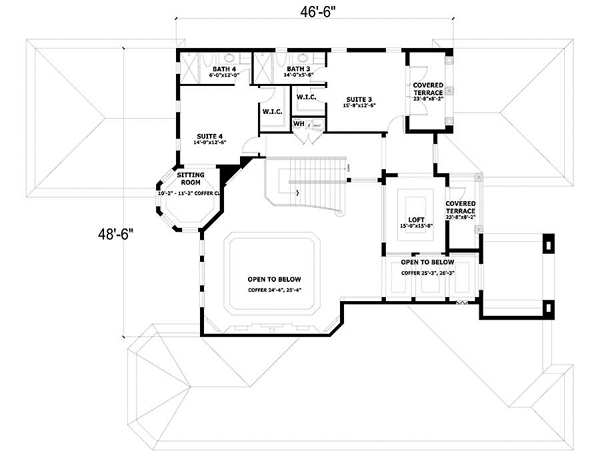 Mediterranean Level Two of Plan 55755