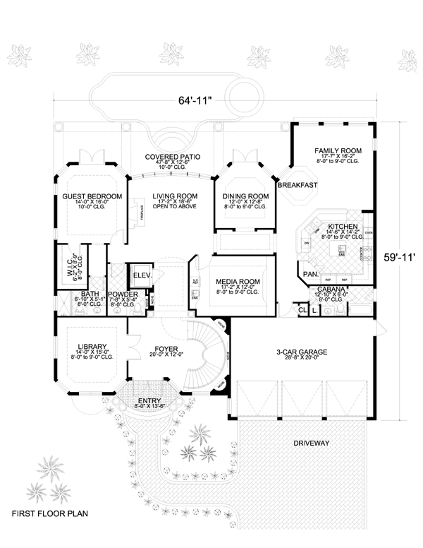 Mediterranean Level One of Plan 55765