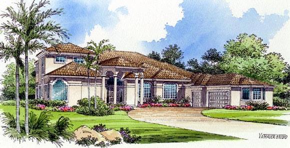 House Plan 55784 Elevation