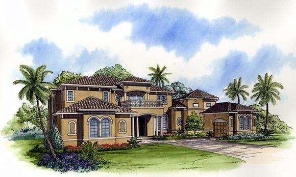 House Plan 55785 Elevation