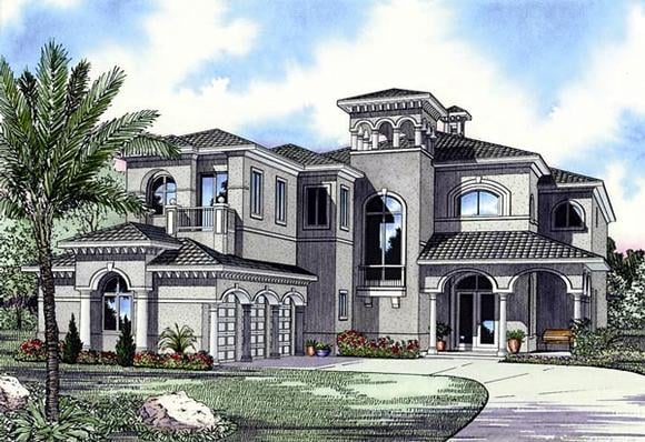 House Plan 55791 Elevation