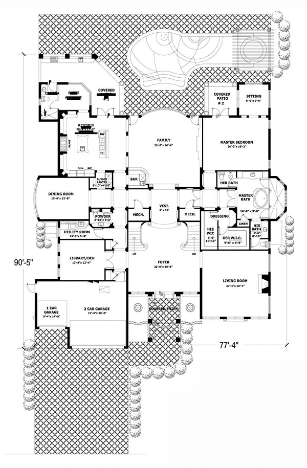 Mediterranean Level One of Plan 55792