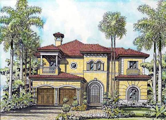 House Plan 55799 Elevation