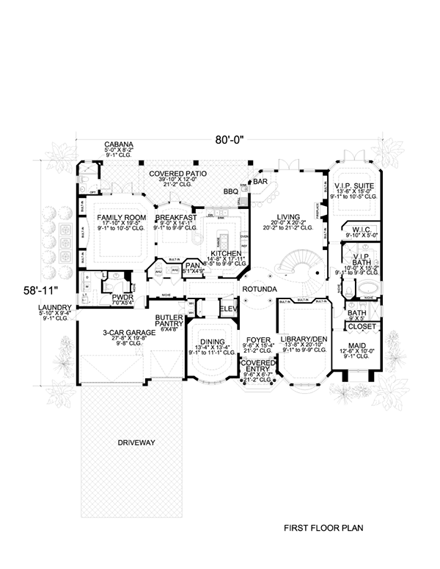 First Level Plan