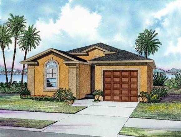 House Plan 55810 Elevation