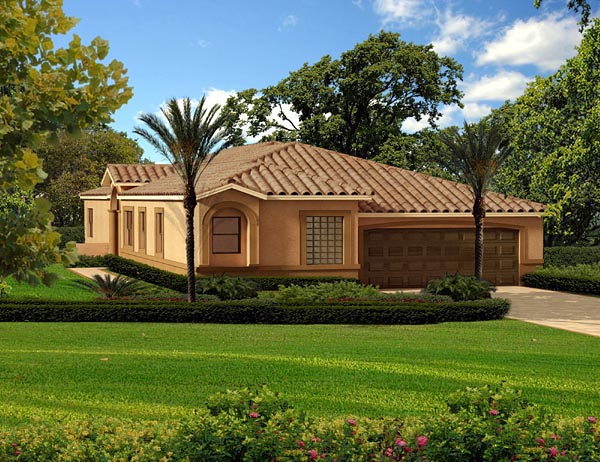 Florida, One-Story Plan with 2190 Sq. Ft., 3 Bedrooms, 2 Bathrooms, 2 Car Garage Picture 3