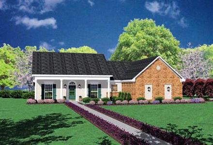 House Plan 56036 Elevation