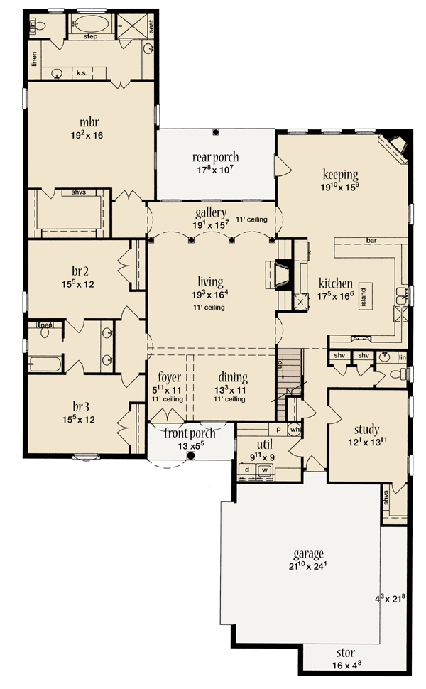 Traditional Level One of Plan 56082