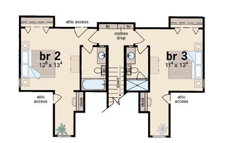 Cape Cod Level Two of Plan 56150