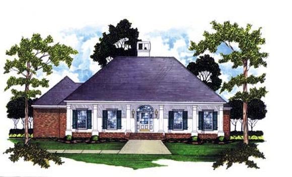 House Plan 56152 Elevation