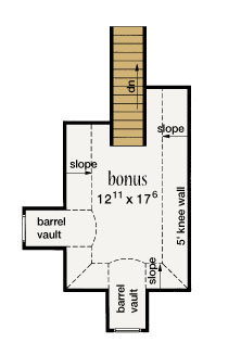 European One-Story Level Two of Plan 56158