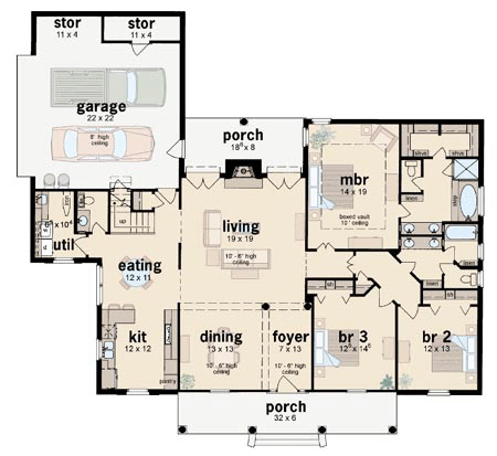 Colonial Level One of Plan 56211