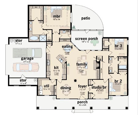 Colonial Level One of Plan 56218