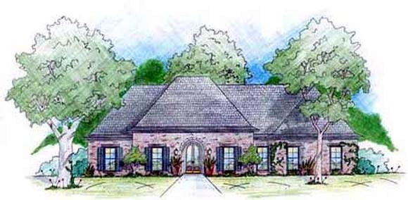 House Plan 56254 Elevation