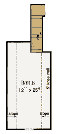 House Plan 56267 Second Level Plan