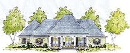 House Plan 56284 Elevation