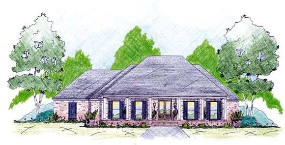 House Plan 56288 Elevation