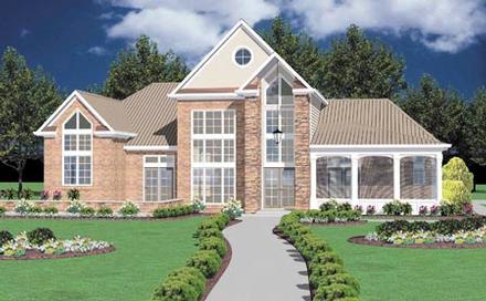 House Plan 56292 Elevation