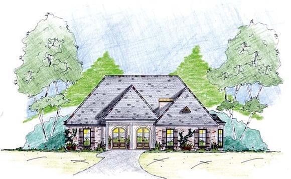 House Plan 56294 Elevation