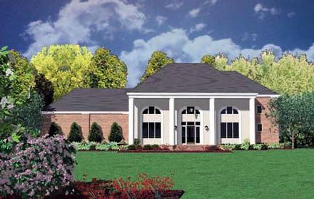 House Plan 56305 Elevation