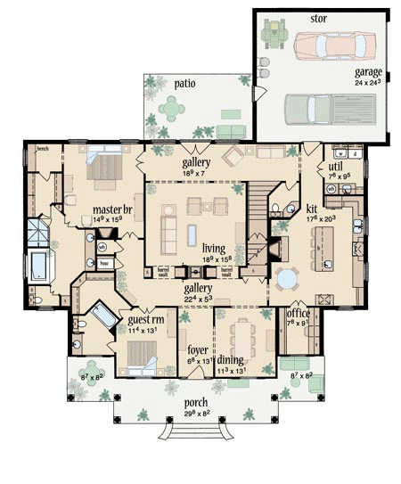 Traditional Level One of Plan 56309