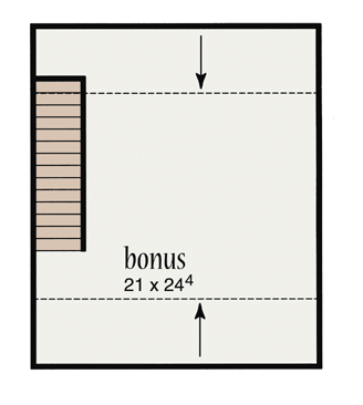 One-Story Level Two of Plan 56350