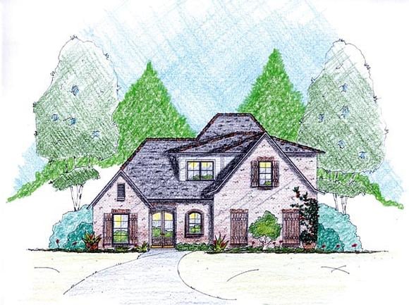 House Plan 56353 Elevation