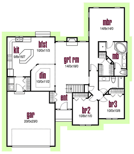 First Level Plan