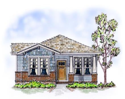 House Plan 56501 Elevation