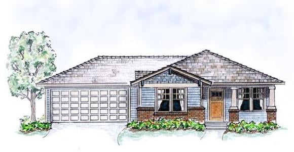 House Plan 56503 Elevation