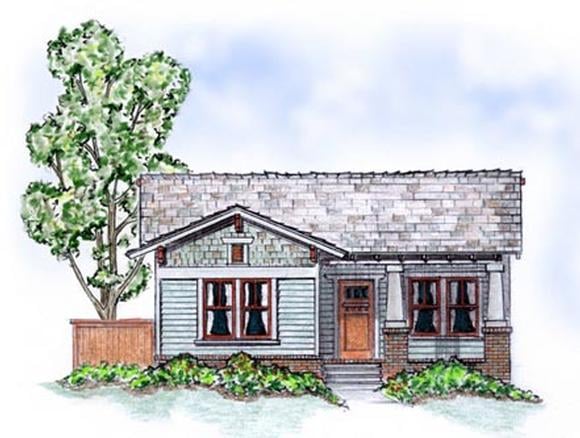 House Plan 56504 Elevation